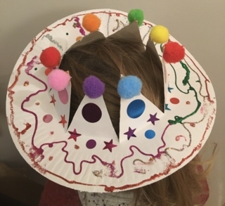 la couronne arlequin - Créations d'enfant - 10doigts.fr