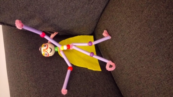 "Super Rose' - Créations d'enfant - 10doigts.fr