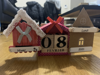 Calendrier perpétuel maisons - Divers - 10doigts.fr