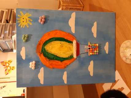 Création d'un tableau avec 100 objets pour les 100 jours d'école 2021 - Peinture - 10doigts.fr