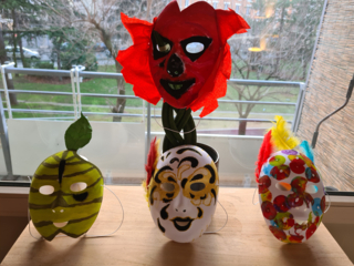 Masques personnalisés - Fêtes, déguisements - 10doigts.fr