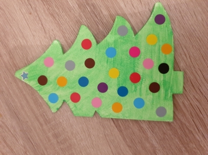 Carte gommettes Noël - Carterie - 10doigts.fr