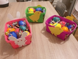 Corbeilles de pâques - Créations d'enfant - 10doigts.fr