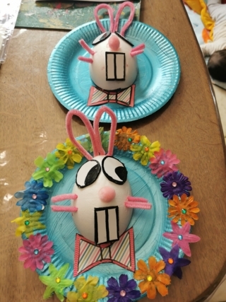 Lapin 3 D - Pâques, Noël - 10doigts.fr