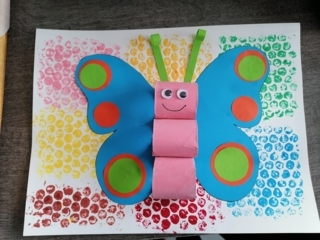 Le papillon - Créations d'enfant - 10doigts.fr