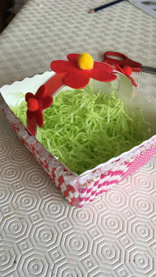 le panier de pâques - Feutrine, feutrage - 10doigts.fr
