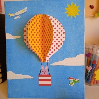 Création d'une montgolfière en 3D - Divers - 10doigts.fr