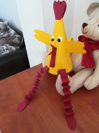 nôtre poule de Pâques - Créations d'enfant - 10doigts.fr