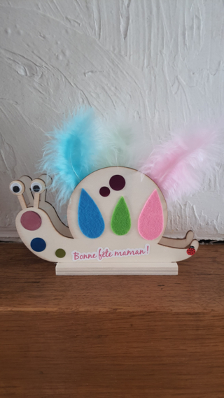 Escargot connecté - Fêtes des pères et mères - 10doigts.fr