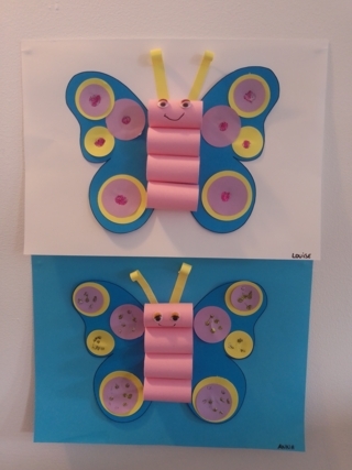 papillons - Créations d'enfant - 10doigts.fr