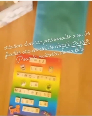 Création d'un sac a personnaliser qui vient de chez les 10 doigts - Peinture - 10doigts.fr