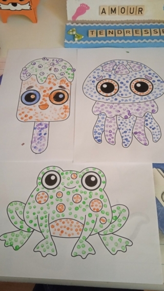 Peinture au coton-tige - Peinture - 10doigts.fr