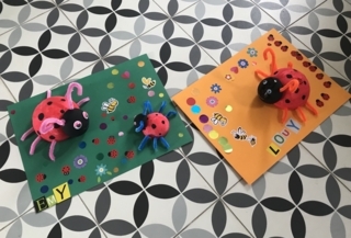 Coccinelles - Créations d'enfant - 10doigts.fr