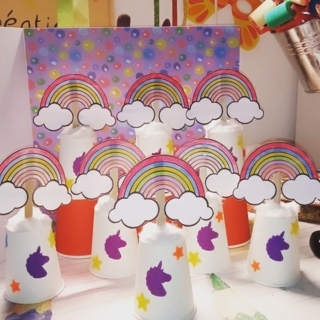 Création de la décoration d'anniversaire de ma fille - Divers - 10doigts.fr