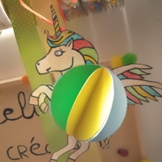 Création d'une suspension pour l'anniversaire de  ma fille - Divers - 10doigts.fr