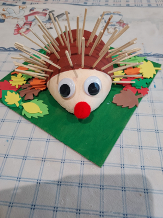 hérisson - Peinture - 10doigts.fr