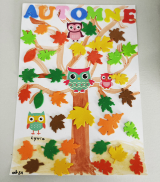 Automne - Gommettes - 10doigts.fr