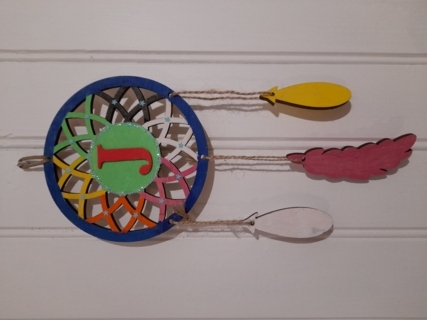 Attrape-rêves coloré - Créations d'enfant - 10doigts.fr