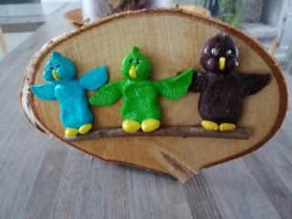 Oiseaux fimo - Fimo, Cernit - 10doigts.fr