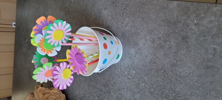 Pot de fleur - Créations d'enfant - 10doigts.fr