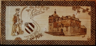 Château d'Audignies - Pyrogravure - 10doigts.fr