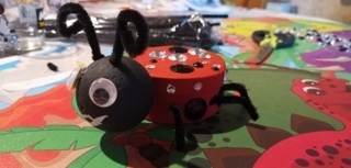 La boîte coccinelle - Créations d'enfant - 10doigts.fr