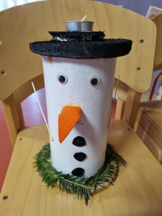 Bonhomme de neige - 10doigts.fr