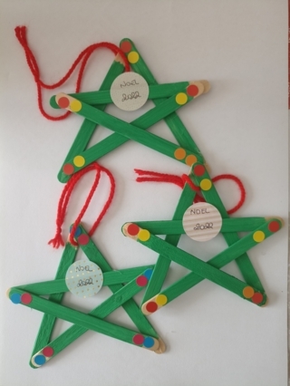 Etoile de noel - 10doigts.fr