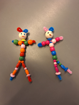 Bonhomme en perles - 10doigts.fr