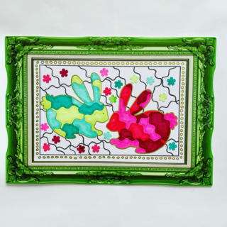 Lapin coloré - 10doigts.fr