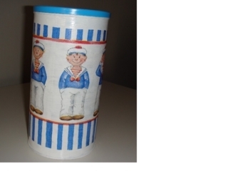 boite à matelots - Vernis collage papiers, serviettes - 10doigts.fr