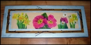 PETIT COIN DE FLEUR - Home Déco, Châssis - 10doigts.fr