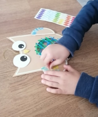 Le magnifique hibou de Théo ! - 10doigts.fr