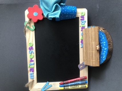 Ardoise maîtresse/ nounou - 10doigts.fr