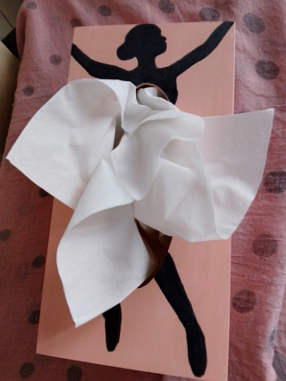 Boite mouchoirs danseuse - 10doigts.fr