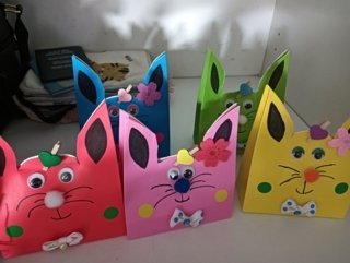 Sac lapin de Pâques - 10doigts.fr