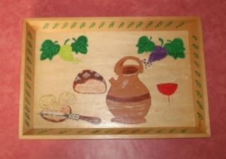 Plateau en bois - Déco du bois - 10doigts.fr