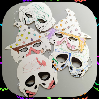 Masques terrifiants - 10doigts.fr