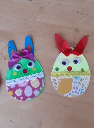 Lapins de pâques - 10doigts.fr