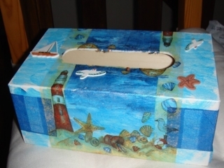 boite à mouchoirs - Déco du bois - 10doigts.fr