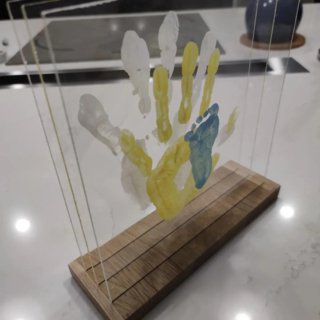 Support empreintes famille - 10doigts.fr