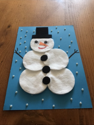 Bonhomme de neige - 10doigts.fr