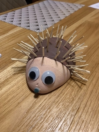 Hérisson d'automne - 10doigts.fr