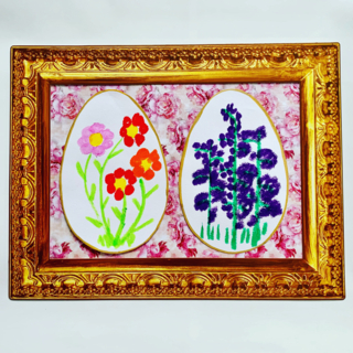 Tableau de fleurs - 10doigts.fr