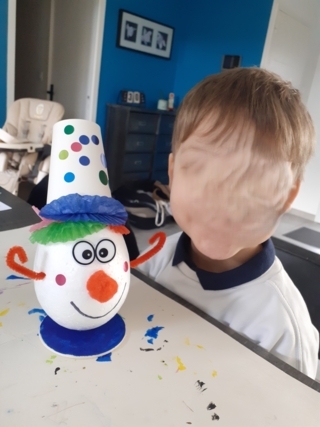 Clown oeuf - 10doigts.fr