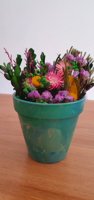 Pot fleuris - 10doigts.fr