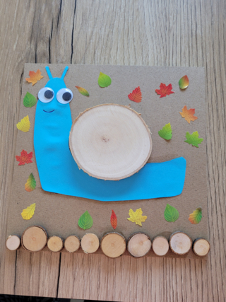 L'escargot d'automne de Cléa - 10doigts.fr