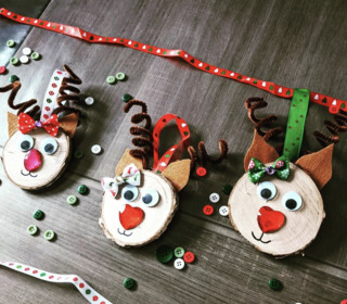 Petit renne à suspendre - 10doigts.fr