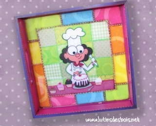 Plateau "Bon appétit" - Déco du bois - 10doigts.fr