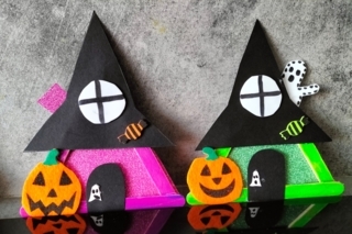 Maisonnettes halloween - 10doigts.fr